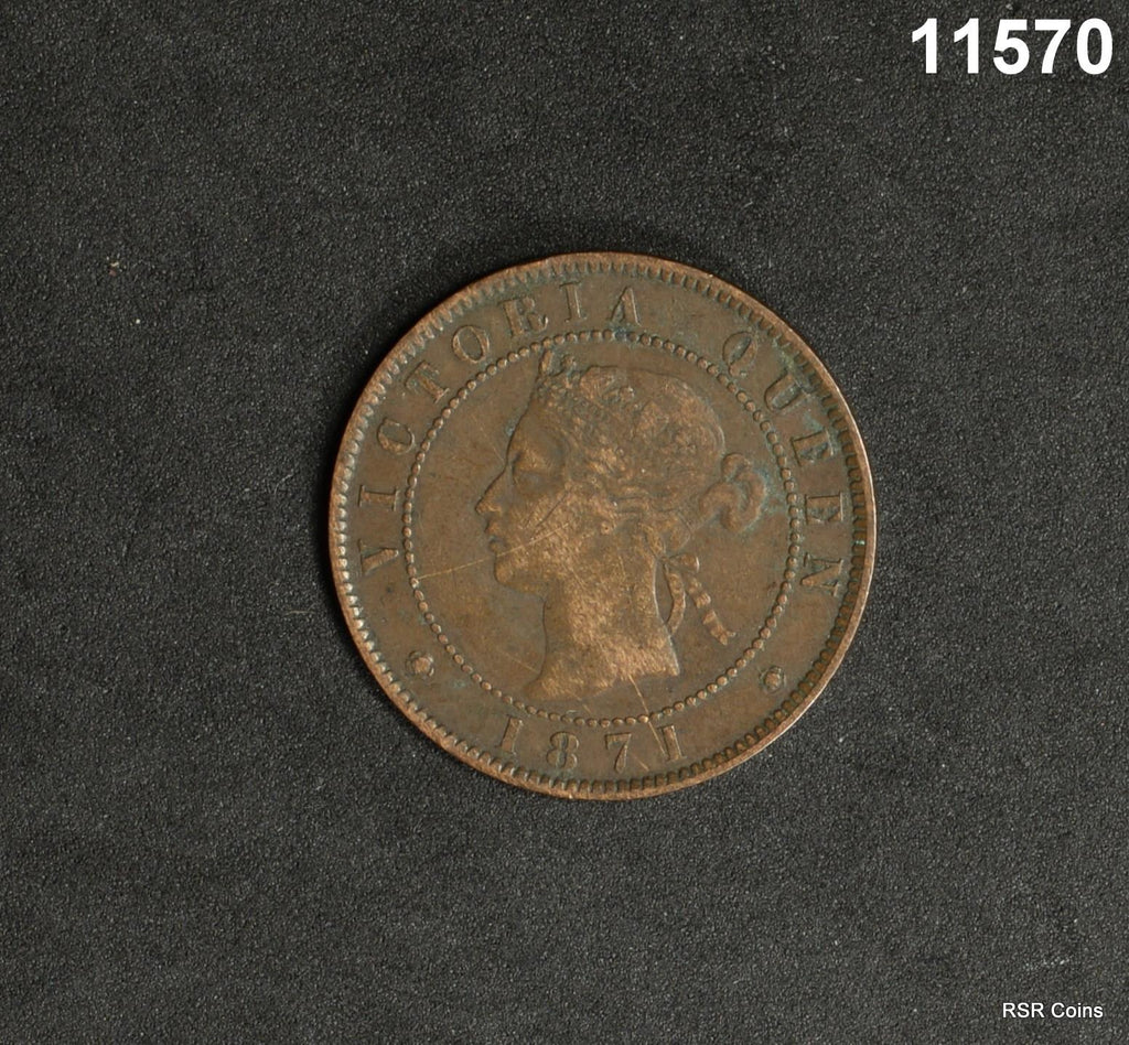 1871 PRINCE EDWARD ISLAND LARGE ONE CENT #11570