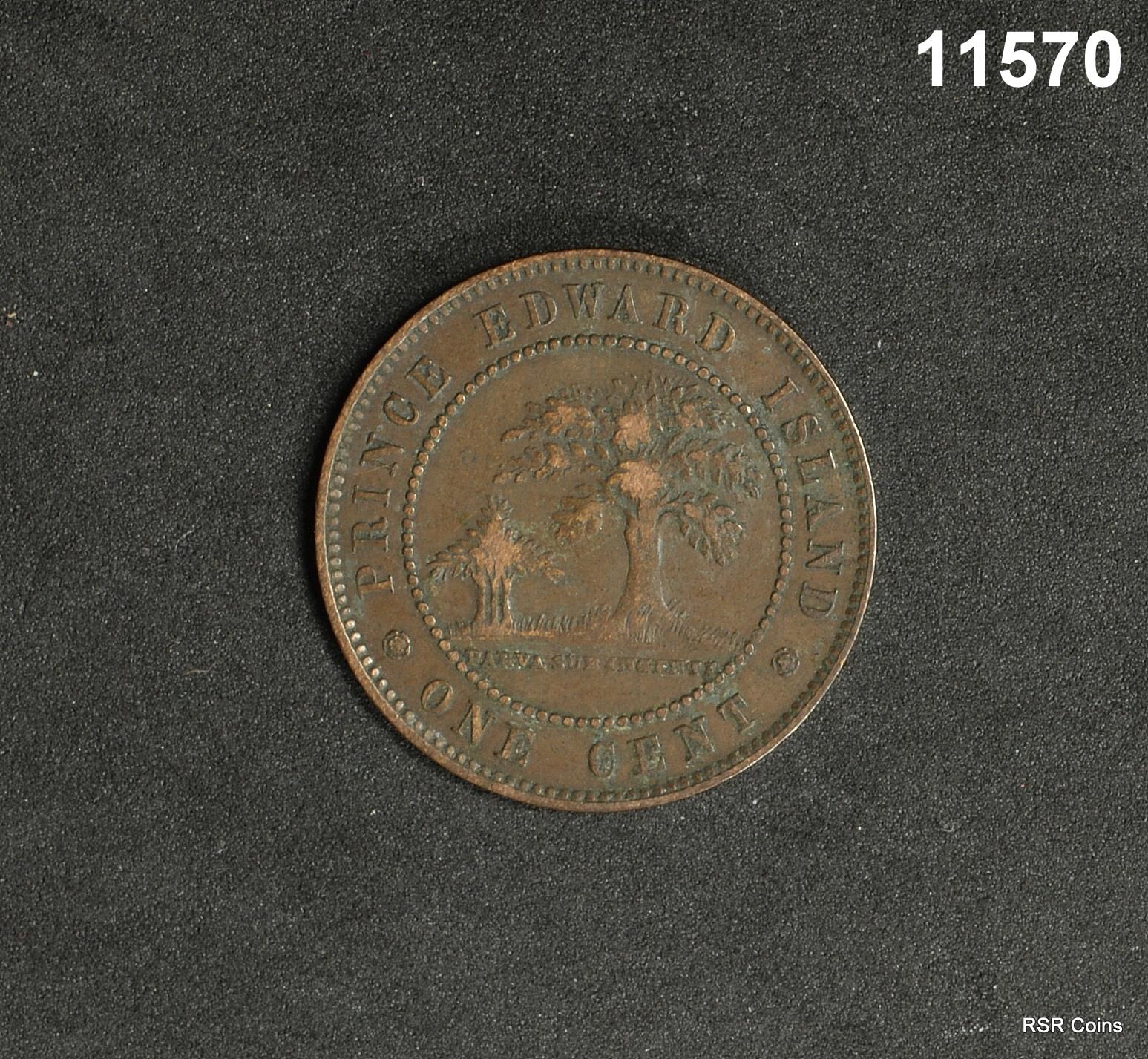 1871 PRINCE EDWARD ISLAND LARGE ONE CENT #11570