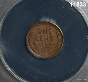 1909 S VDB LINCOLN CENT KEY DATE ANACS CERTIFIED VF25 NICE!! #11833
