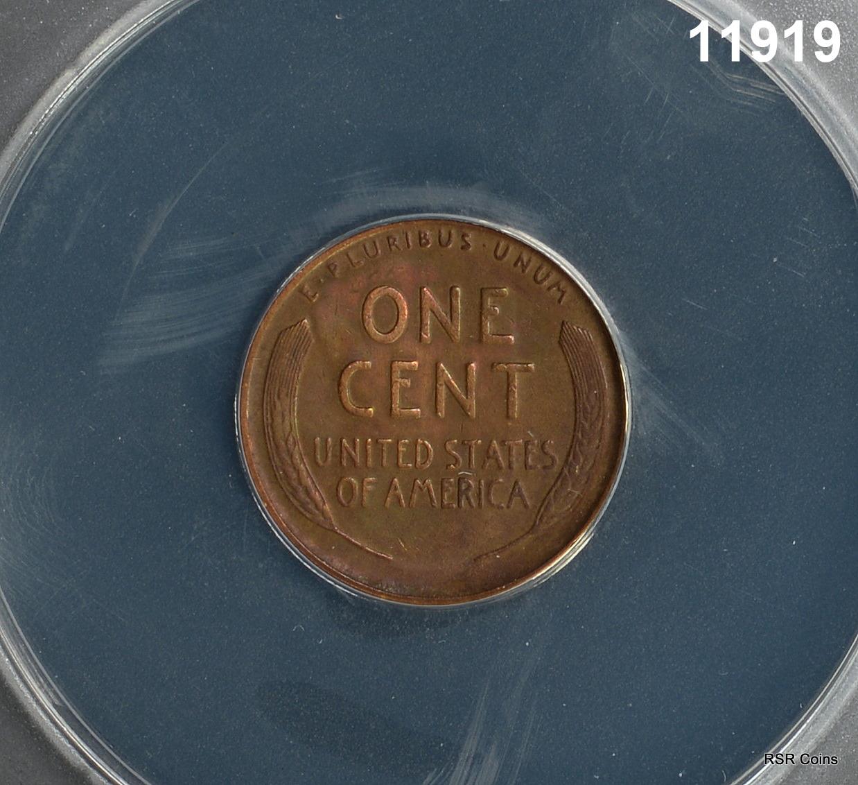 1931 S LINCOLN CENT ANACS CERTIFIED VF25 CLEANED #11919