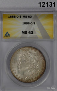 1888 O MORGAN SILVER DOLLAR ANACS CERTIFIED MS63 GOLDEN LOOKS BETTER! #12131