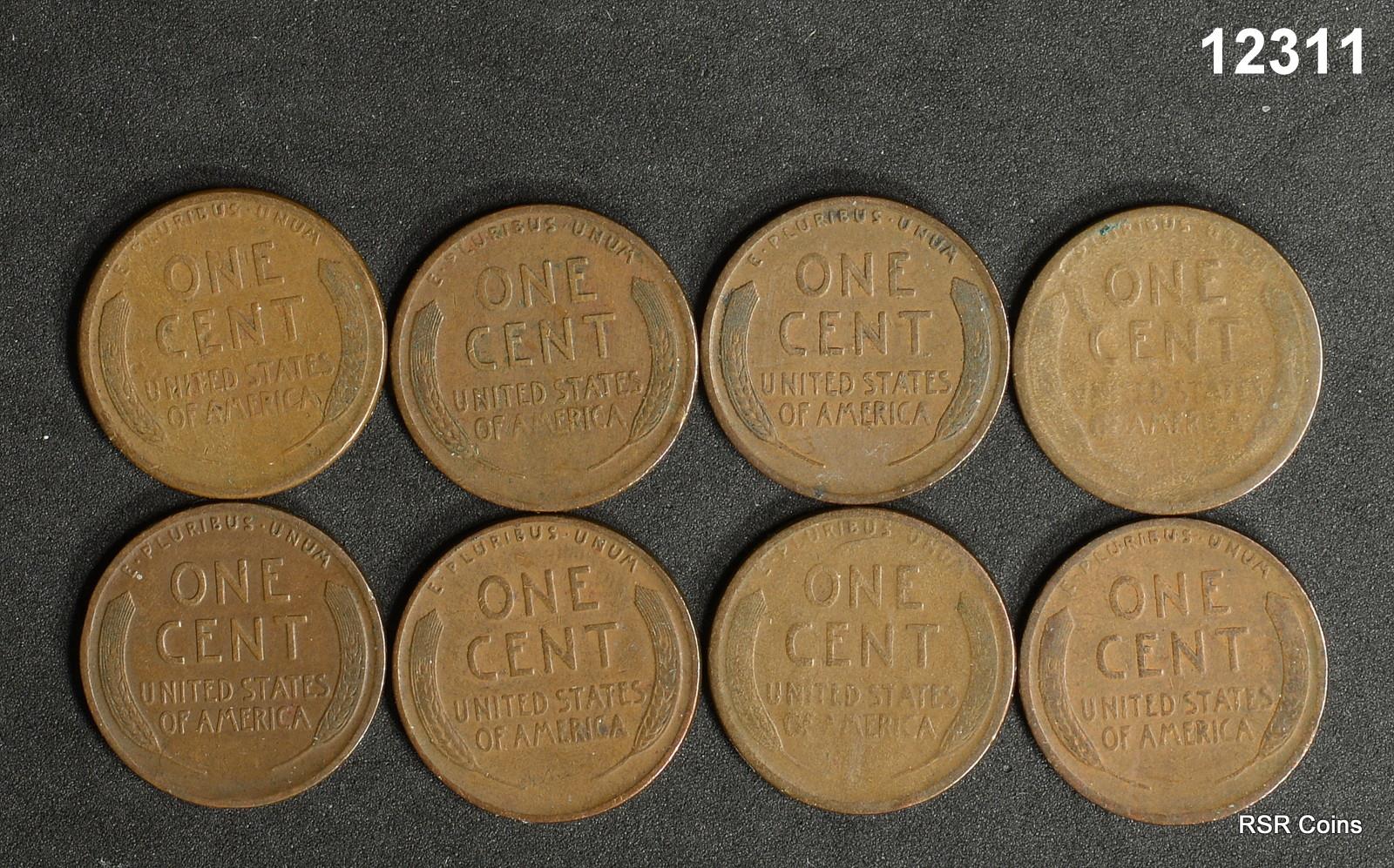 LINCOLN CENT LOT: 1914 VF, 10 F,21S F, 16 VG, 17S F, 29S VF, 15D F, 23S VG#12311