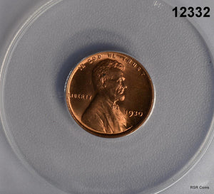 1930 LINCOLN CENT ANACS CERTIFIED MS65 RD FINE RED! #12332