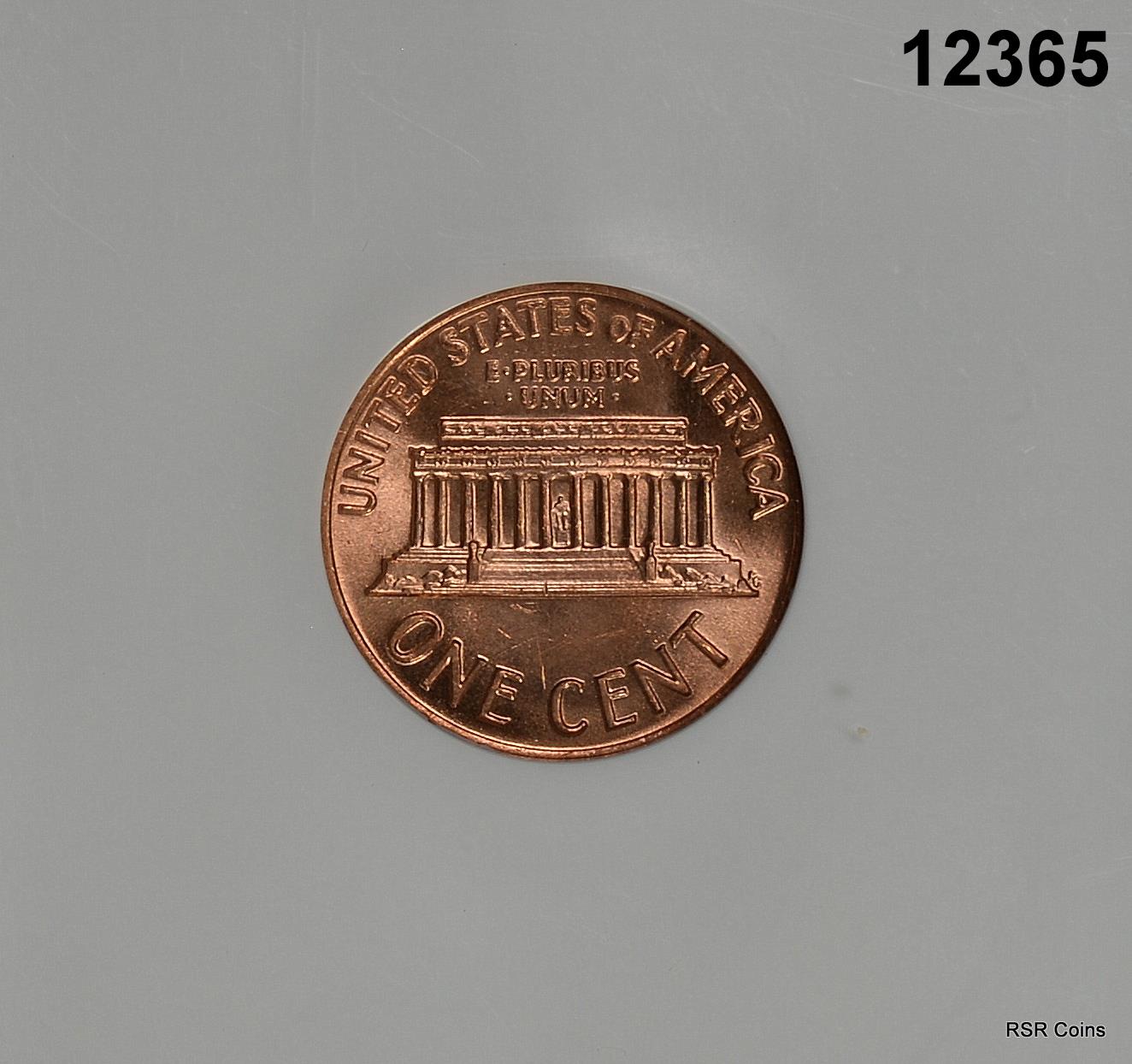 1972 S LINCOLN CENT NGC CERTIFIED MS66 RD FLASHY RED!! #12365