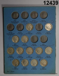 13 "LITTLES" BUFFALO NICKLES AS GRADED ON PAGE! #12439