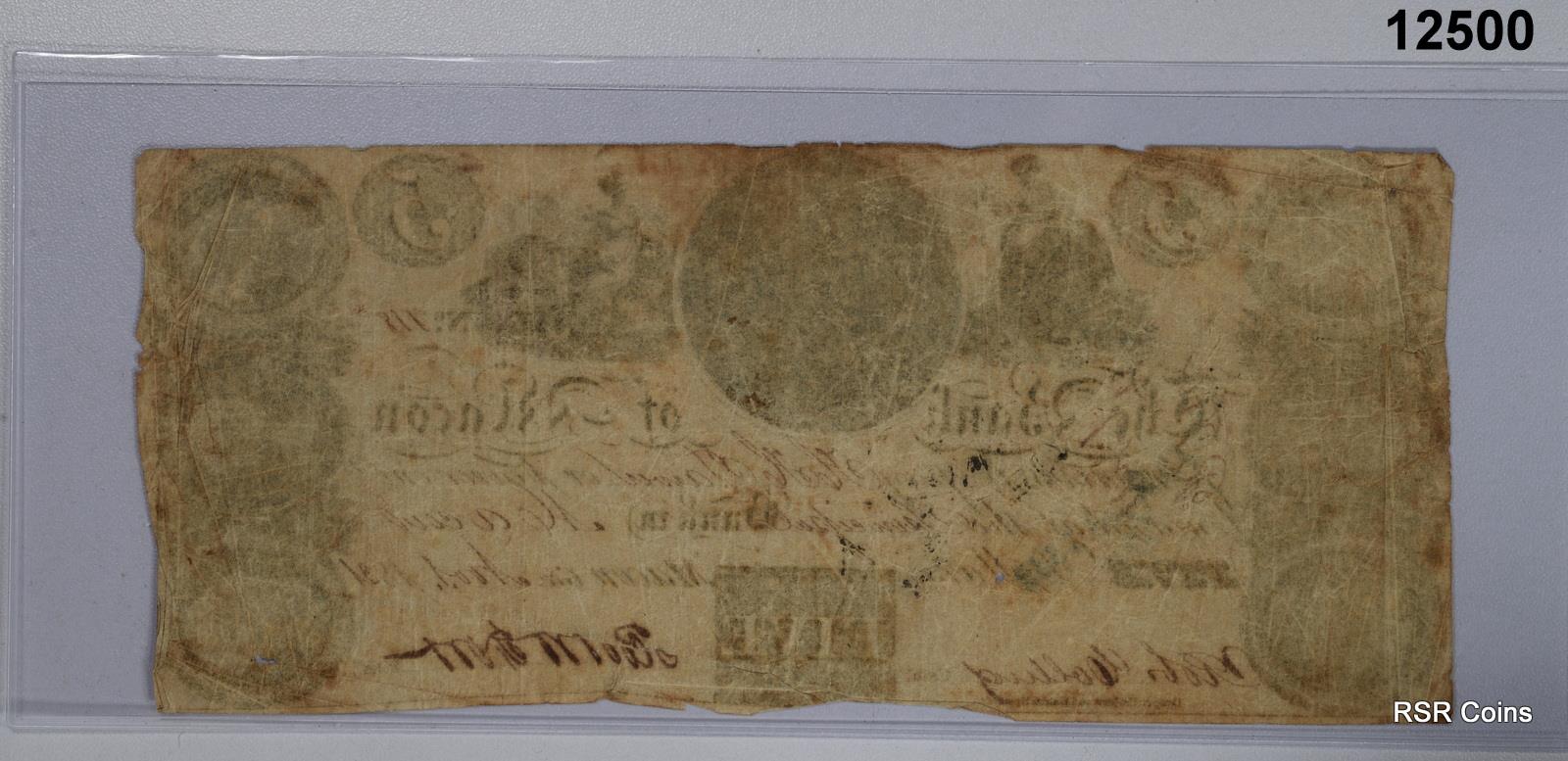 1831 $10 MACON, GA NOTE #12499