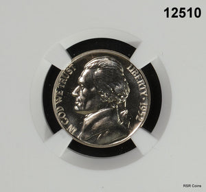 1952 JEFFERSON NICKEL NGC CERTIFIED PF67 FLASHY PROOF! #12510