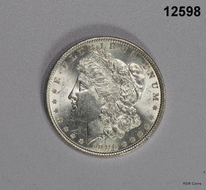 1886 MORGAN SILVER DOLLAR CHOICE BU FLASHY! FRESH! #12598