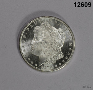 1879 S GEM BU MORGAN SILVER DOLLAR ORIGINAL FLASHY SEMI PL! #12609