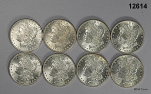 ROLL OF (8) 1888 MORGAN SILVER DOLLAR ORIGINAL FLASHY FROSTY CHOICE BU!! #12614