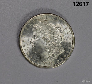 1881 S MORGAN SILVER DOLLAR GEM BU FLASHY GEM+ WOW! #12617