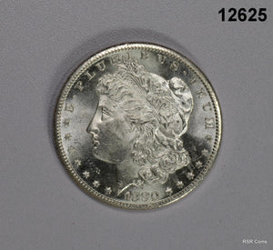 1880 S MORGAN SILVER DOLLAR GEM BU FLASHY + FROSTY! #12625