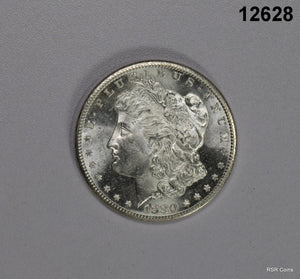 1880 S MORGAN SILVER DOLLAR GEM BU FLASHY ORIGINAL GEM! #12628