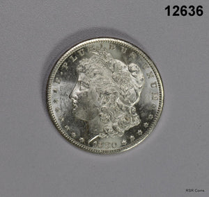 1880 S MORGAN SILVER DOLLAR CHOICE BU ORIGINAL #12636