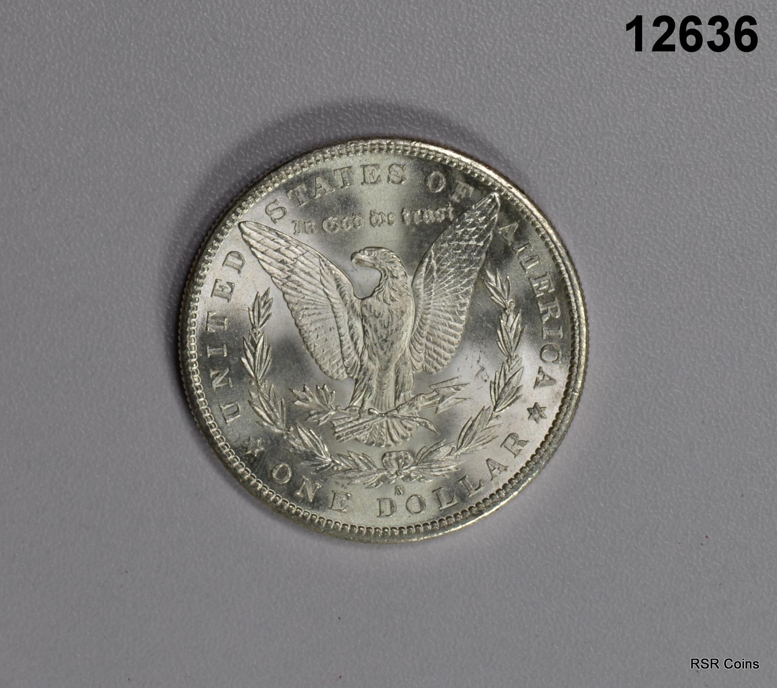 1880 S MORGAN SILVER DOLLAR CHOICE BU ORIGINAL #12636