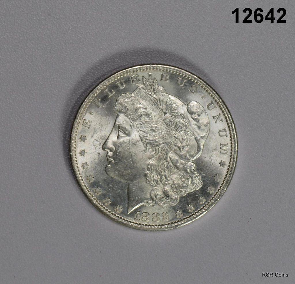 1882 S MORGAN SILVER DOLLAR GEM BU SEMI P-L FLASHY! #12642