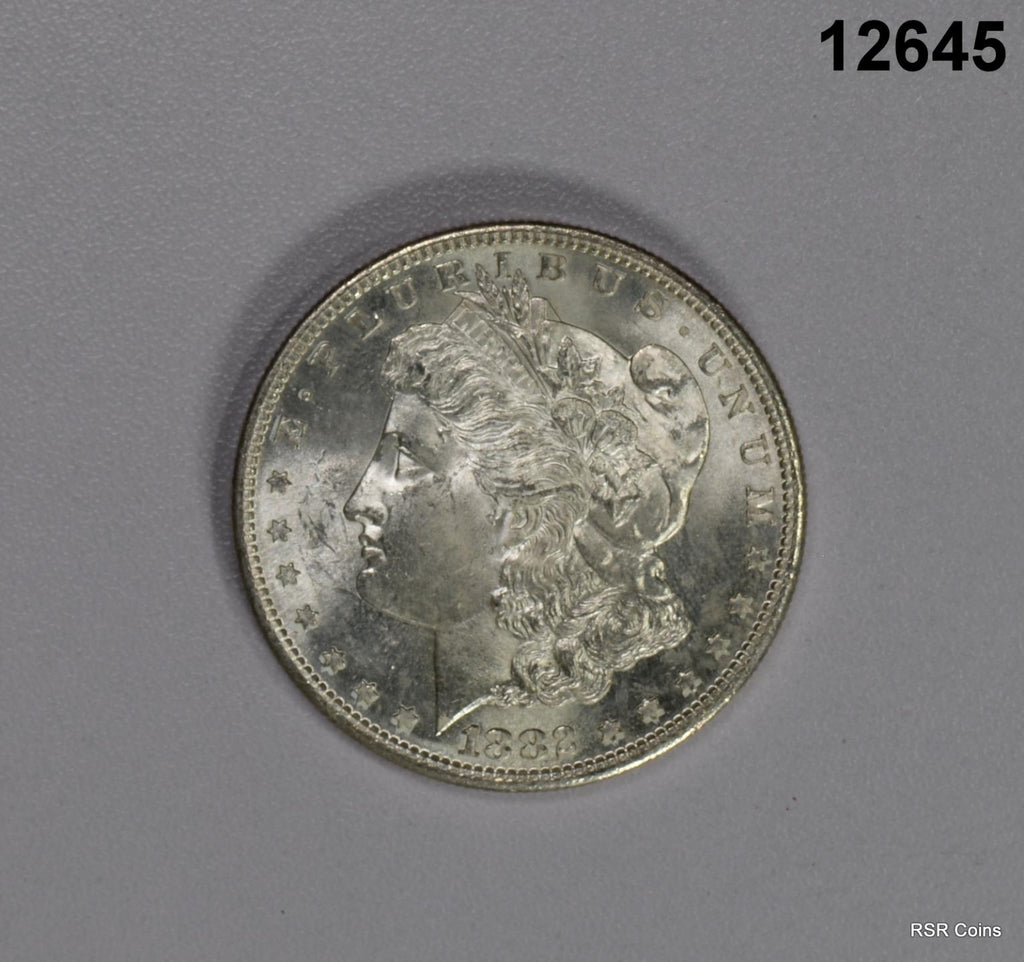 1882 S MORGAN SILVER DOLLAR GEM BU SEMI P-L FLASHY! #12645