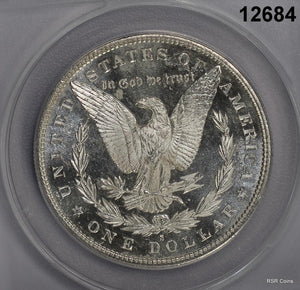 1881 S MORGAN SILVER DOLLAR ANACS CERTIFIED MS62 DMPL LOOKS BETTER! #12684
