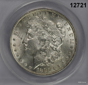 1883 MORGAN SILVER DOLLAR ANACS CERTIFIED MS61 #12721