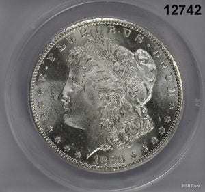 1880 S MORGAN SILVER DOLLAR ANACS CERTIFIED MS64 LOOKS GEM! #12742