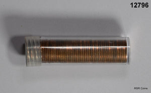 1955 D LINCOLN CENT ROLL GEM RED BU!! WOW! #12796