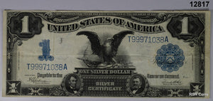 1899 $1 BLACK EAGLE SILVER CERTIFICATE NICE VF!! #12817