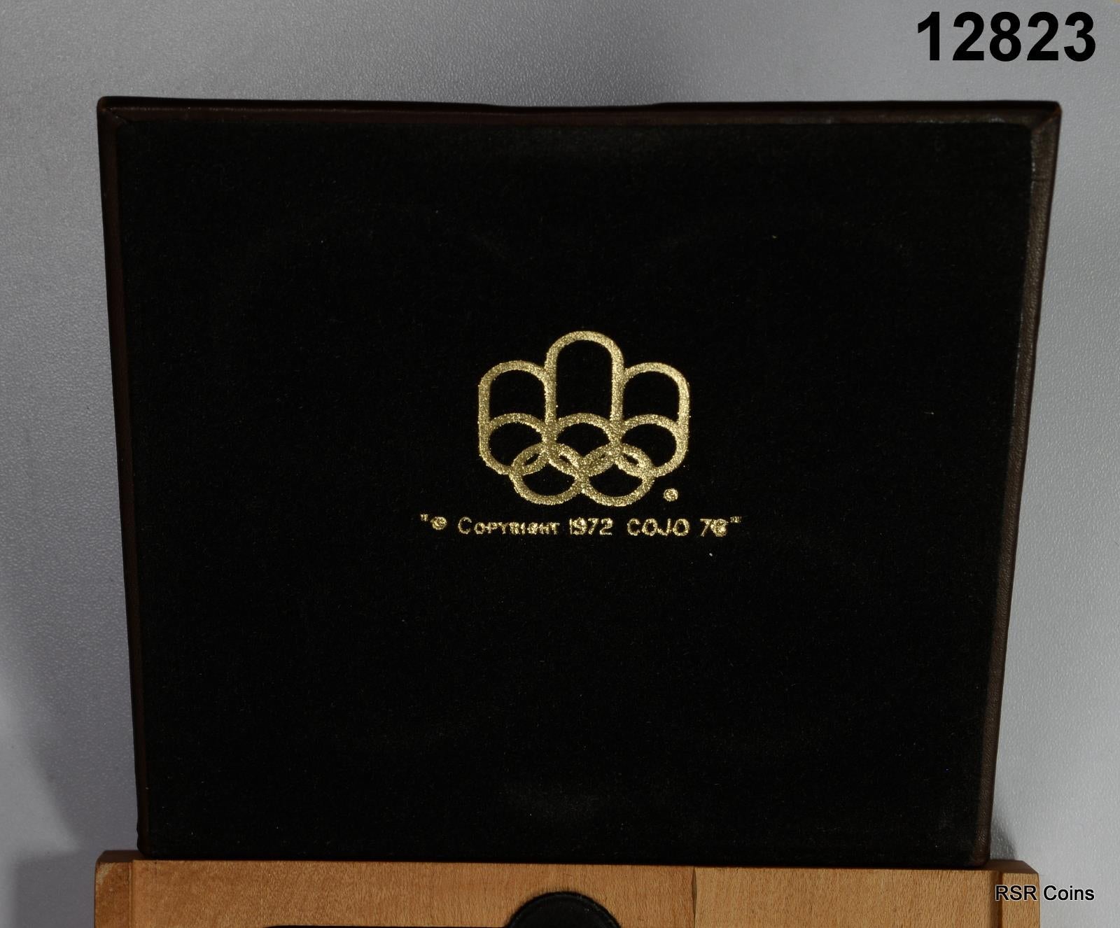 1976 CANADA OLYMPICS 4 COIN SET BOX/ COA GEMS! #12823