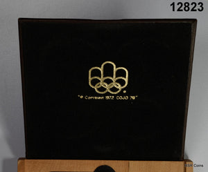 1976 CANADA OLYMPICS 4 COIN SET BOX/ COA GEMS! #12823