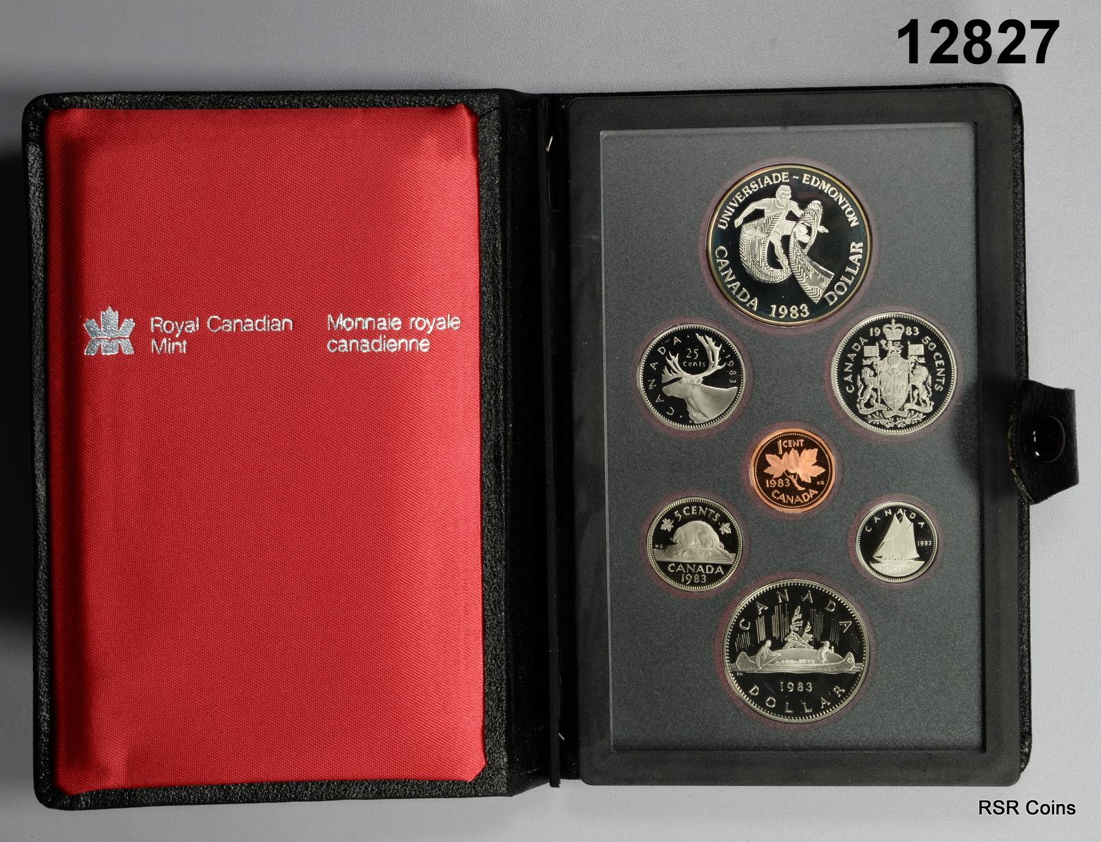 1981, 82, 83, 84 CANADA 7 COIN SET WITH SILVER DOLLAR #12827