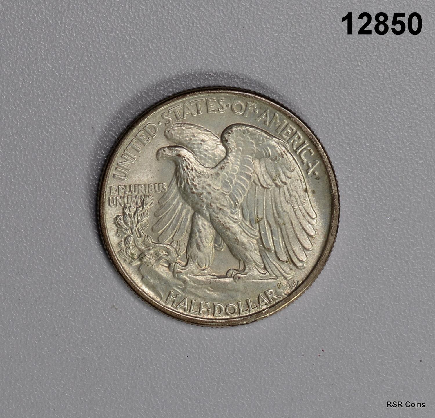 1942 WALKING LIBERTY HALF DOLLAR BU! #12850