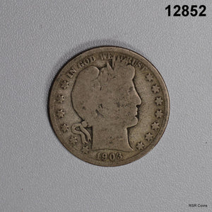 1903 S BARBER HALF DOLLAR VG #12852