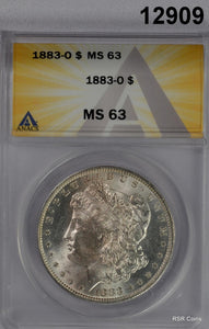 1883 O MORGAN SILVER DOLLAR ANACS CERTIFIED MS63 LOOKS BETTER! #12909