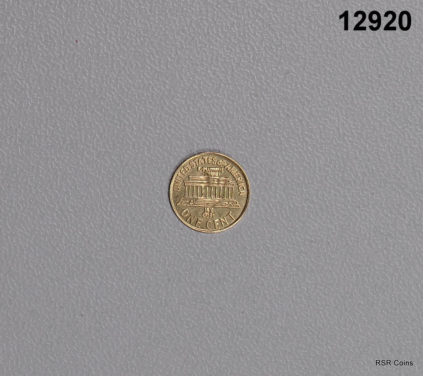 1909-1982 VINTAGE 14K GOLD SOUVENIR LINCOLN CENT #12920