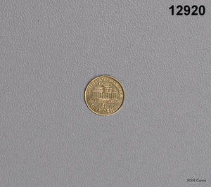 1909-1982 VINTAGE 14K GOLD SOUVENIR LINCOLN CENT #12920