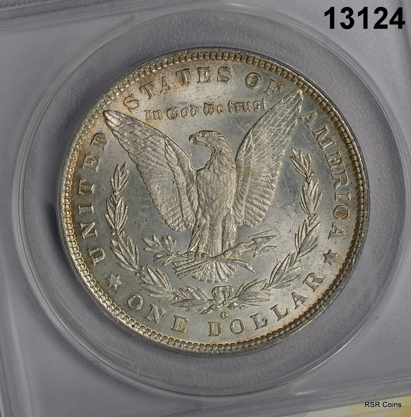 1881 O MORGAN SILVER DOLLAR ANACS CERTIFIED MS61 LOOK NICE! #13124