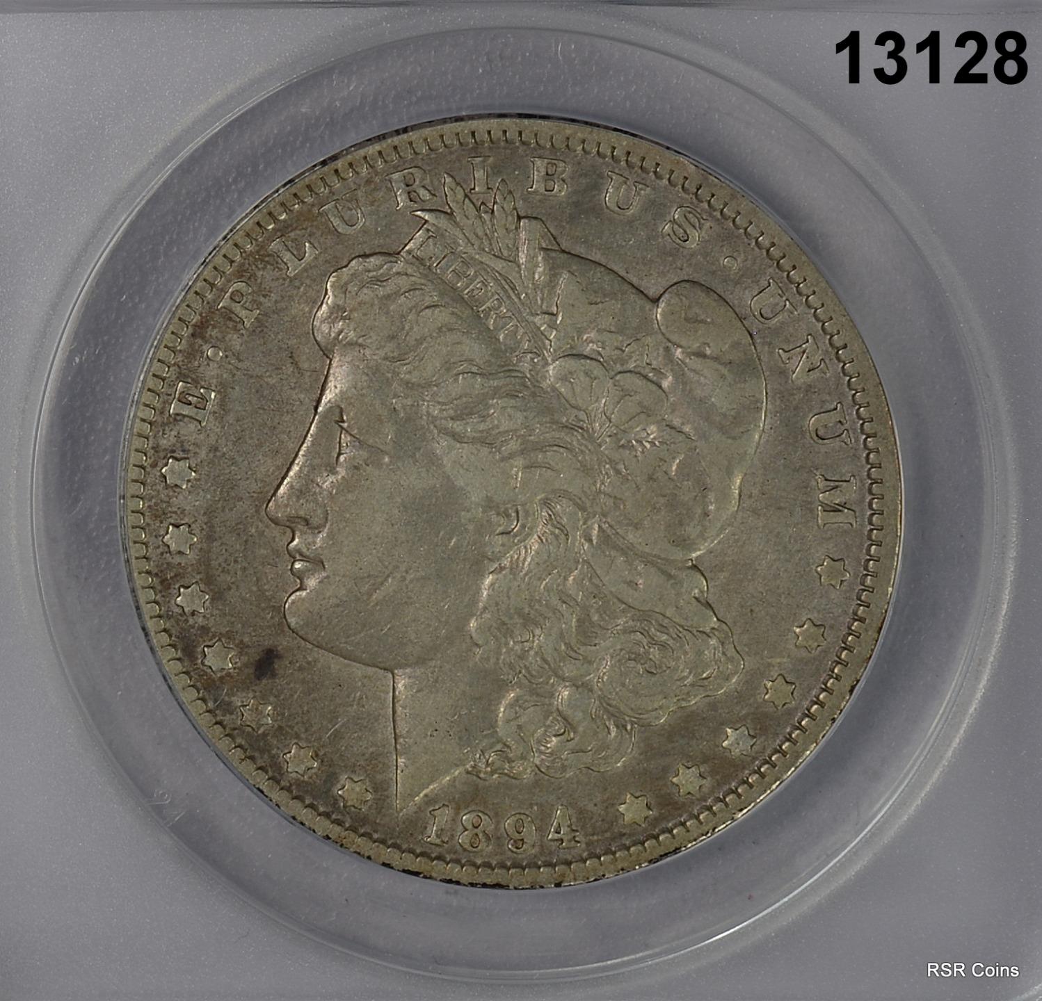 1894 O MORGAN SILVER DOLLAR ANACS CERTIFIED VF25 CLEANED BETTER DATE! #13128