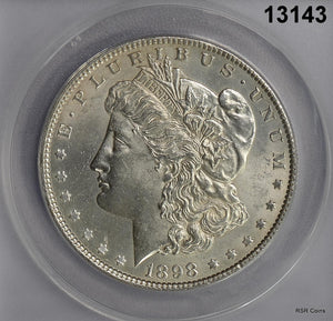 1898 MORGAN SILVER DOLLAR ANACS CERTIFIED MS62 WHITE! #13143
