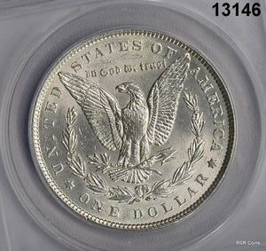 1885 MORGAN SILVER DOLLAR ANACS CERTIFIED MS61 WHITE #13146