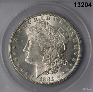 1881 S MORGAN SILVER DOLLAR ANACS CERIFIED MS64 NICE! #13204