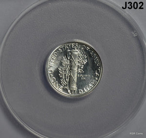 1939 ORIGINAL RARE PROOF SET ANACS CERTIFIED PF64 RB TO PF65 5 COIN SET! #J302