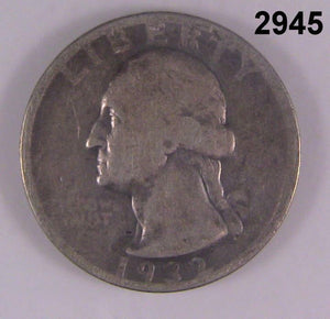 1932 S WASHINGTON QUARTER! VG+ #2945