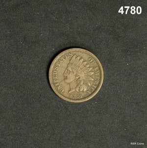 1860 INDIAN HEAD PENNY XF #4780