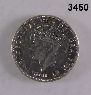 1947 C NEWFOUNDLAND 10 CENT SIL. CH. AU MINTAGE 61,998 #3450