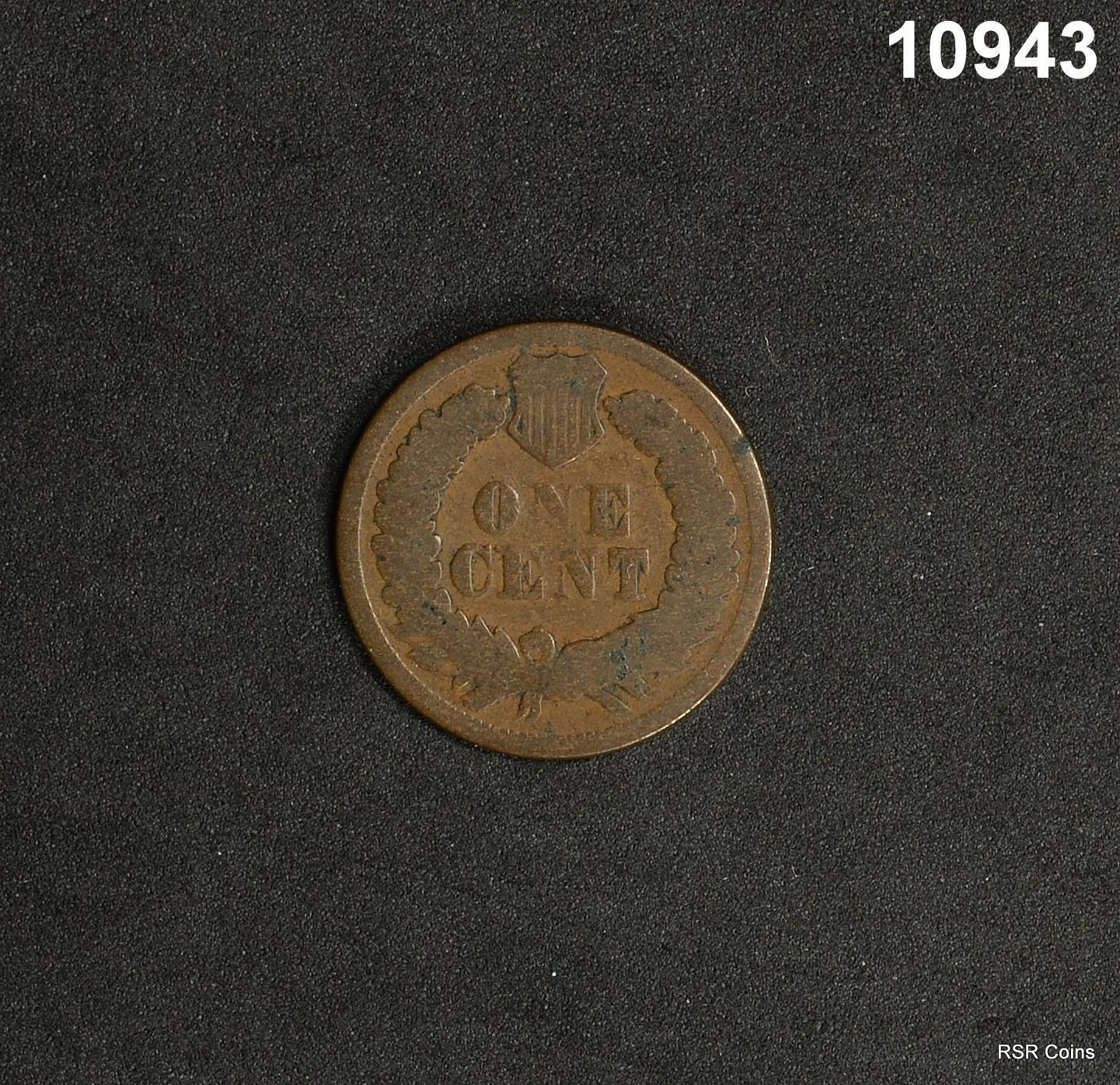 1869 INDIAN HEAD PENNY SCARCE DATE GOOD #10943