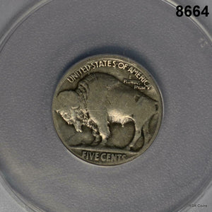 1918 D BUFFALO NICKEL ANACS CERTIFIED AG3 SCRATCHED CLEANED #8664