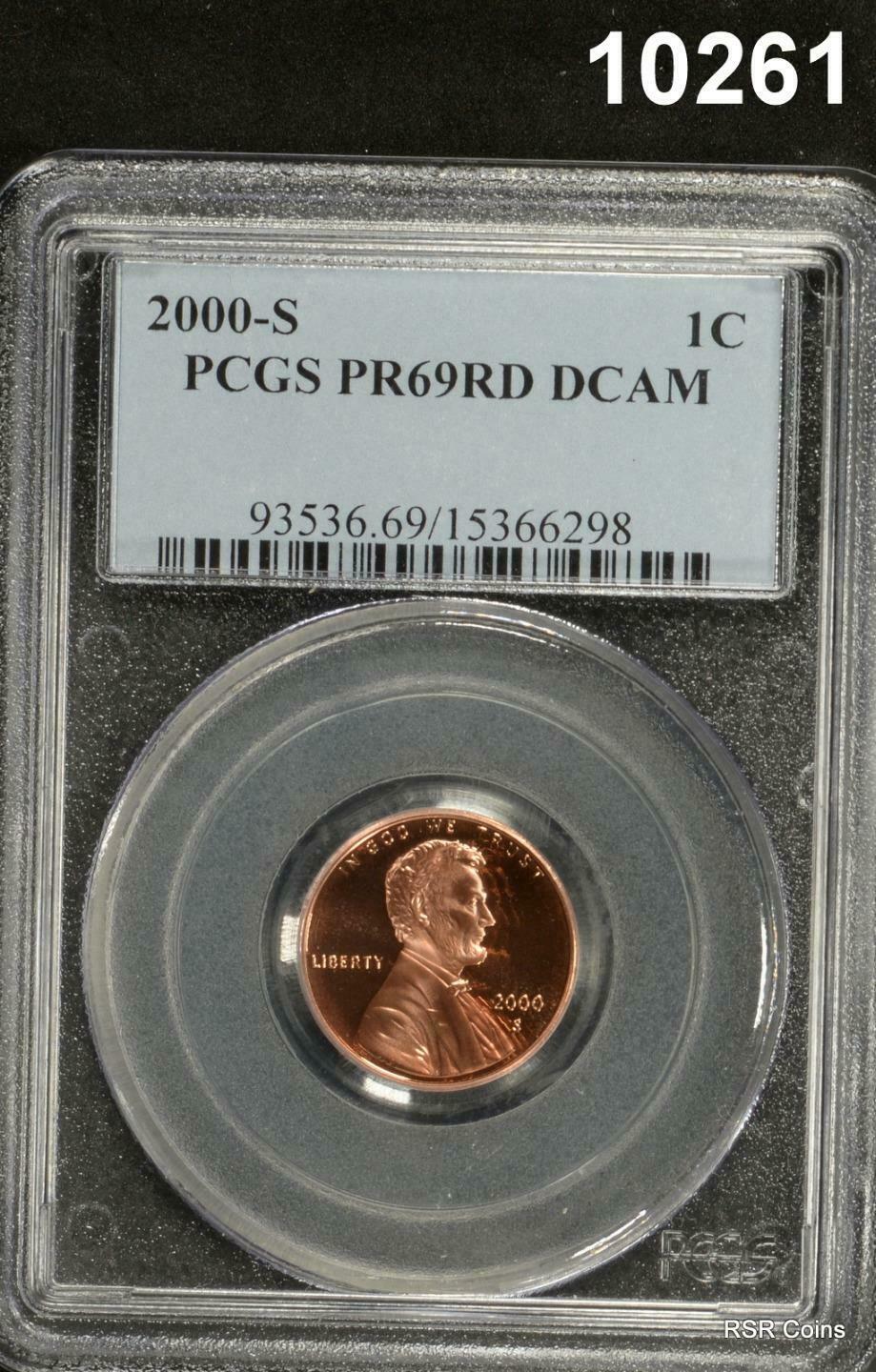 1999 S - 2008 S LNCOLN CENT 10 COIN SET PCGS CERTIFIED PR69 DCAM #10260-10269