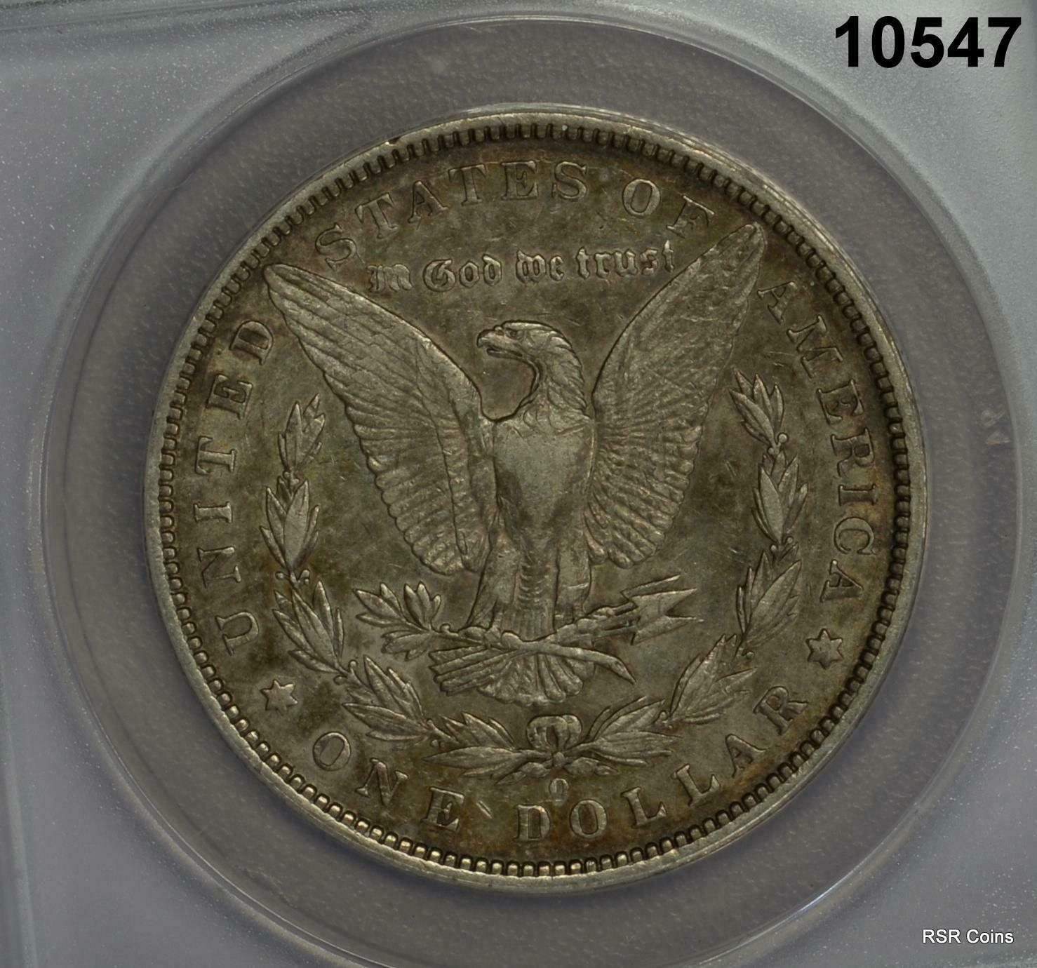1896 O MORGAN SILVER DOLLAR ANACS CERTIFIED VF35 CLEANED #10547