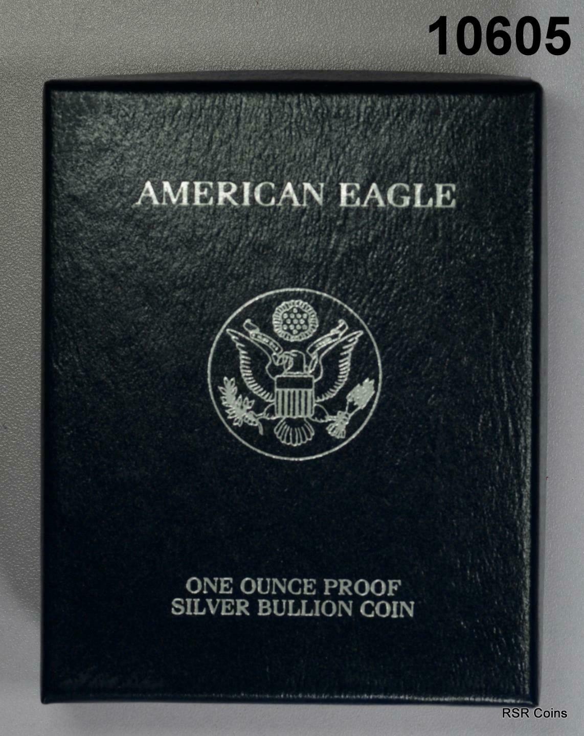 2005 W AMERICAN EAGLE 1OZ SILVER PROOF #10605