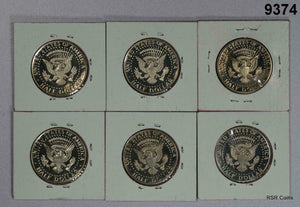 LOT OF 13 PROOF KENNEDY HALF PF65- 68+!! OLD LOT!! #9374