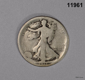 1918 S WALKING LIBERTY HALF VG! #11961